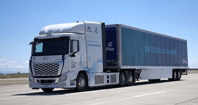 HYUNDAI Level 4 autonomous hydrogen fuel cell electric truck